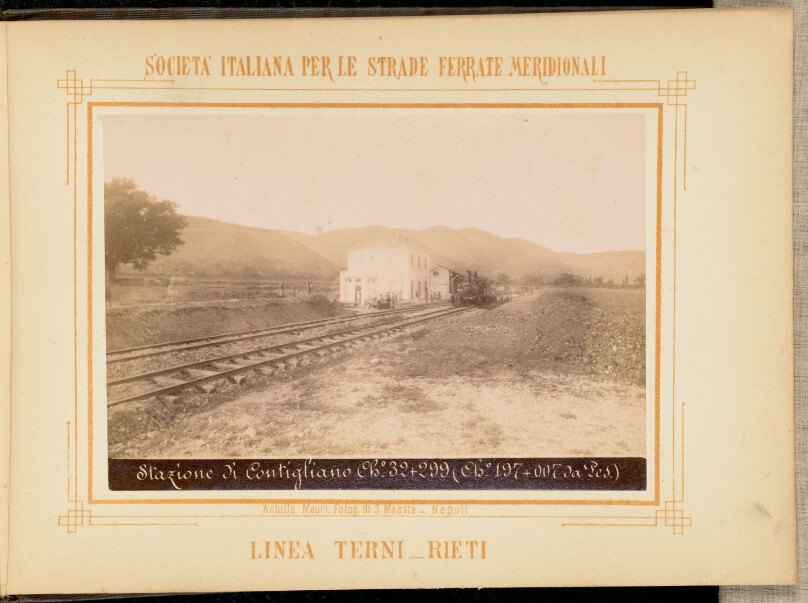 Stazione di Contigliano chilometro 32 + 299 (chilometro 197 + 007 da Pescara)