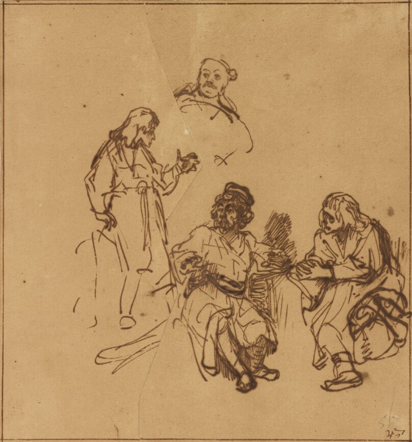 Joseph in Prison Interpreting the Dreams of Pharaoh's Baker and Butler