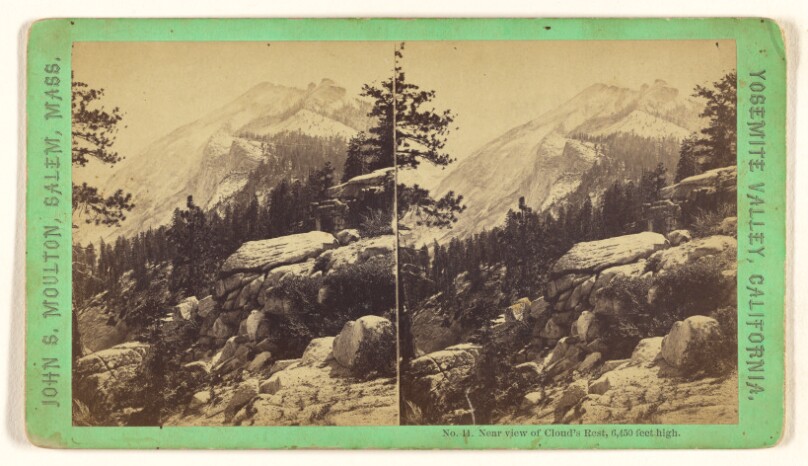 Near view of Cloud's Rest, 6,450 feet high. [Yosemite Valley, California]