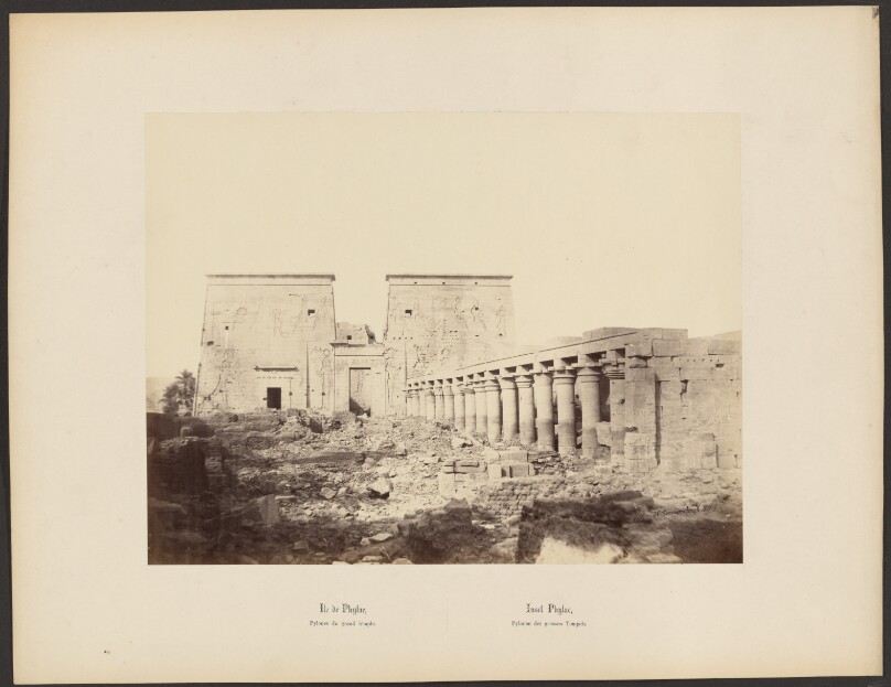 Ile de Phylae, pylones du grand temple