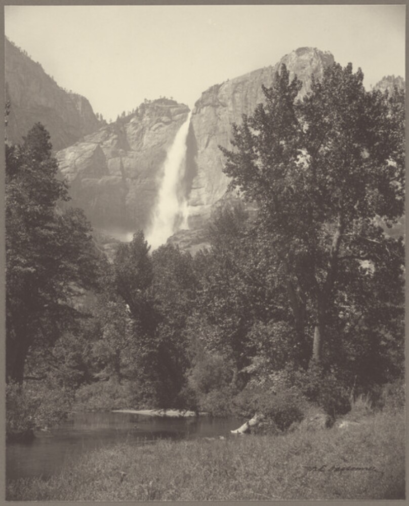 [Yosemite Falls, River View, Yosemite Valley]