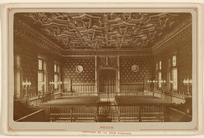 Rouen. Interieur de la Cour D'Assises.