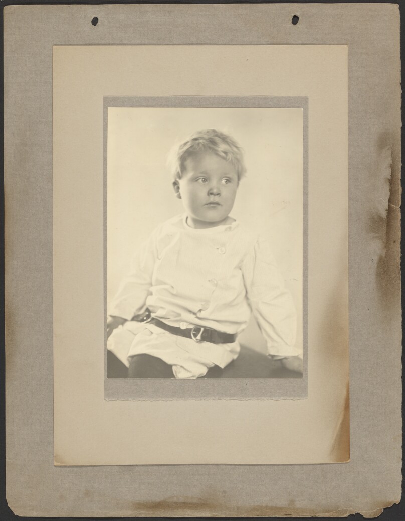 [Brett Weston in white tunic]