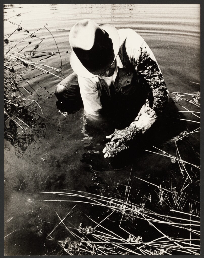 Joseph Beuys with mud, Eindhoven, Netherlands