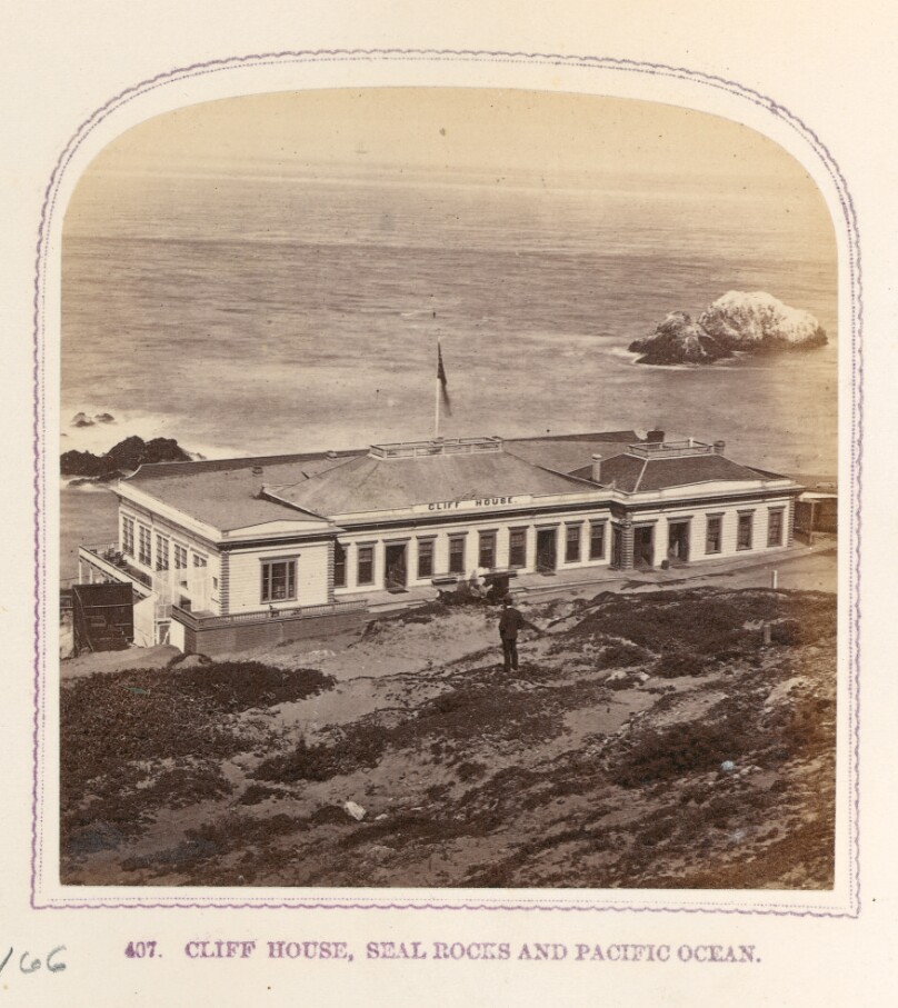 Cliff House, Seal Rocks and Pacific Ocean