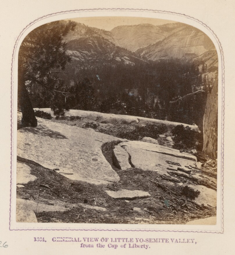 General View of Little Yo-Semite Valley, from the Cap of Liberty