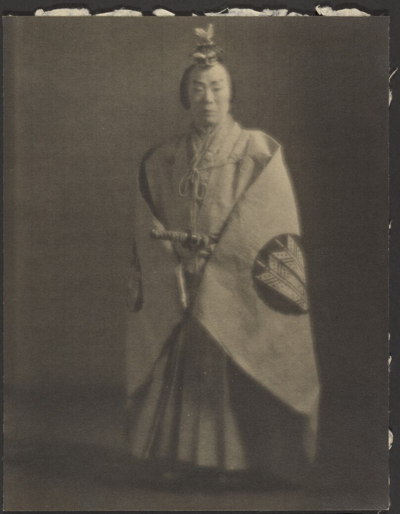 [Japanese Man Dressed in Samurai Costume]