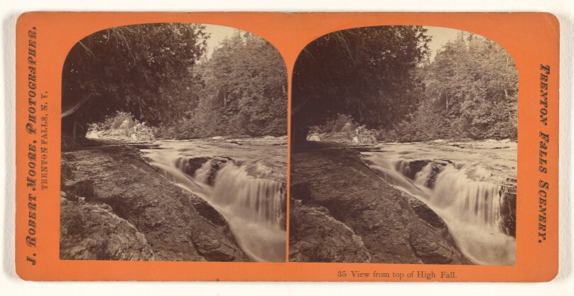 View from top of High Fall.