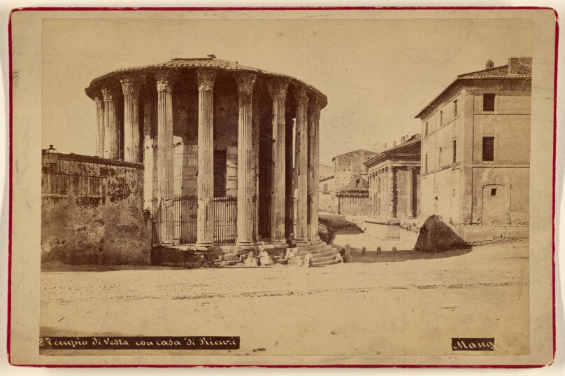 Tempio di Vesta con Casa di Riewi(?)