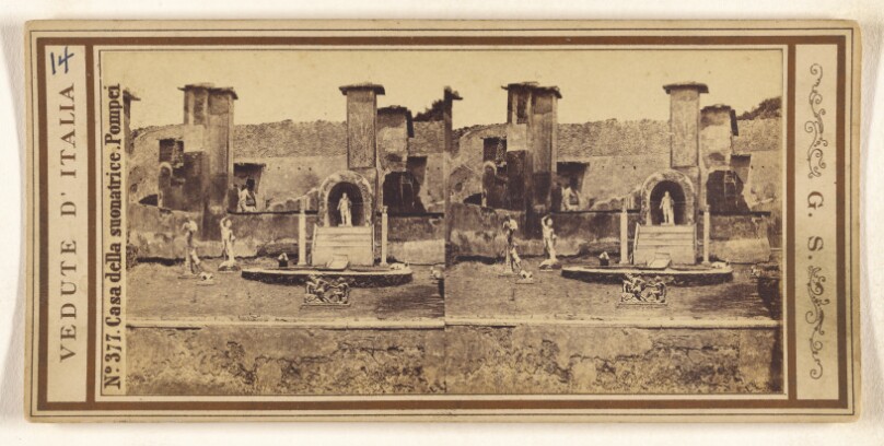 Casa della suonatrice. Pompei.