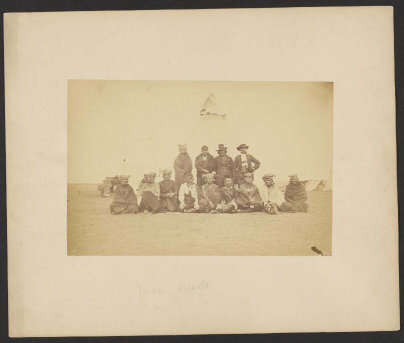 Osage Scouts. My escort from Camp Supply, Indian Territory