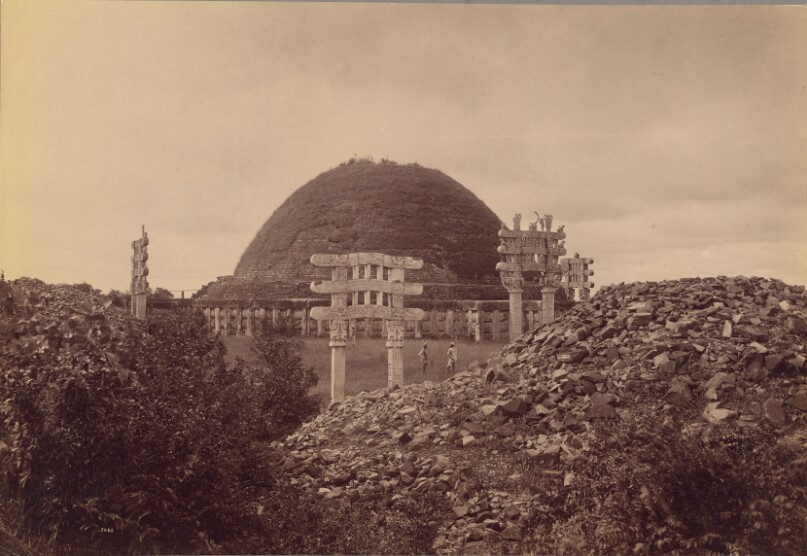 General View of Sanchi Tope, Bhopal District