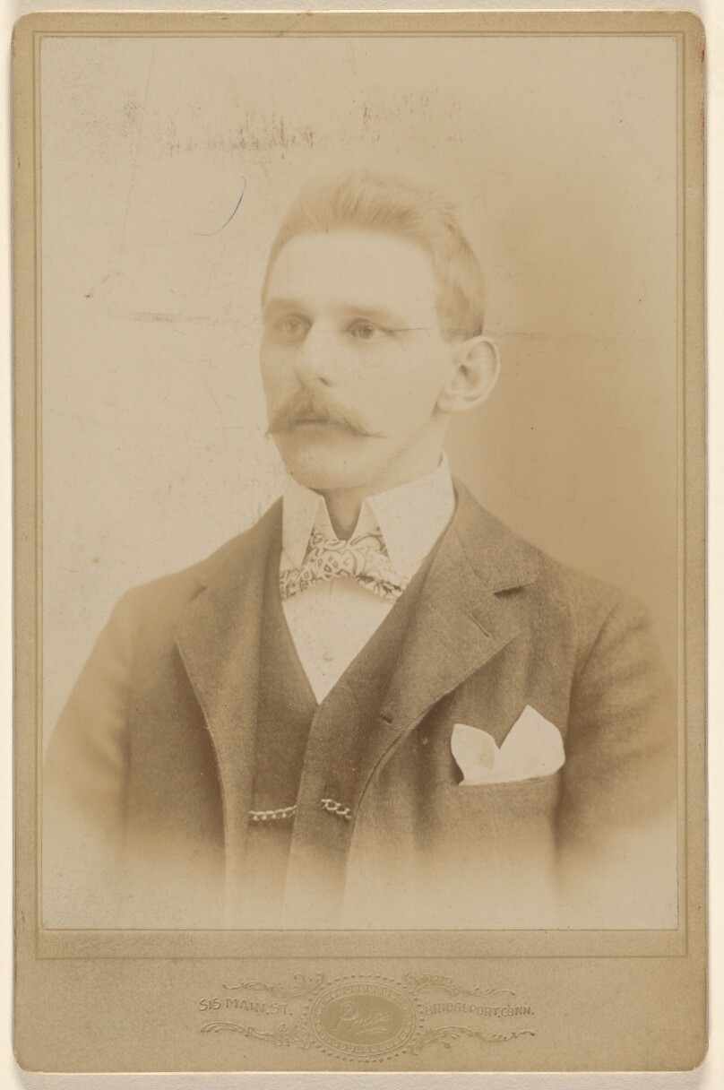 [Unidentified man with moustache]