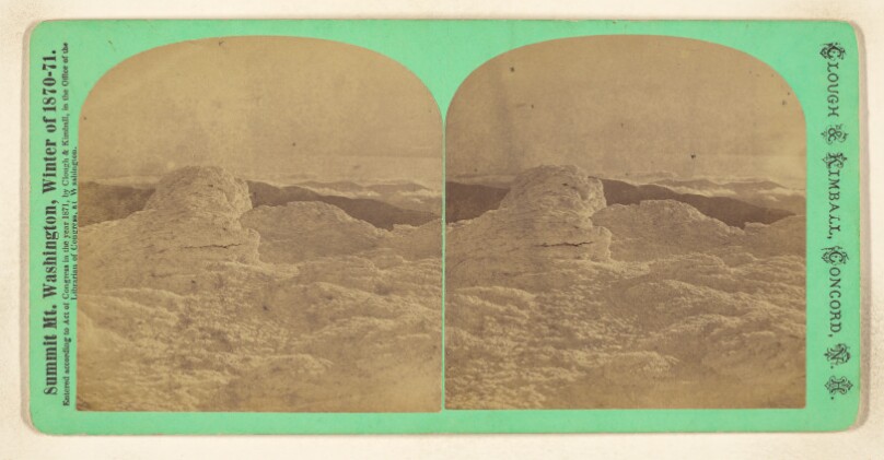 View looking north-east. [Mt. Washington, N.H.]
