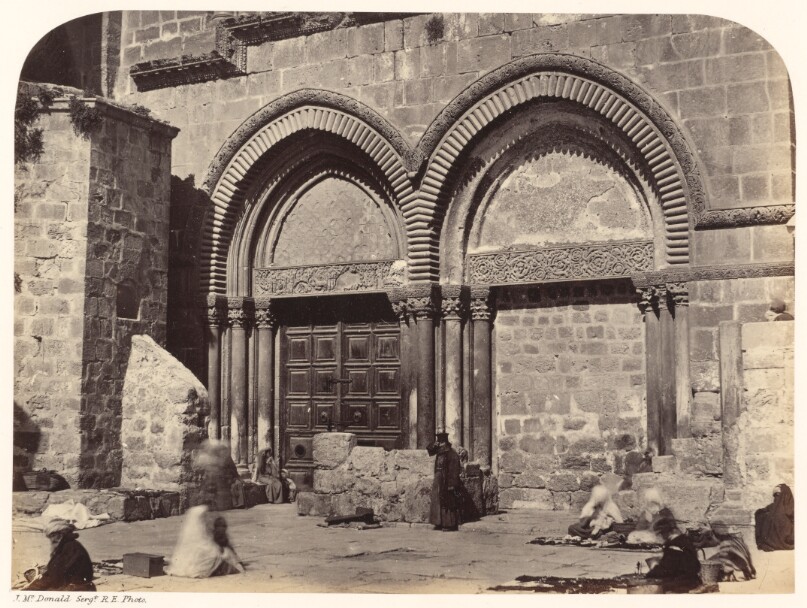 Entrance to the Church of the Holy Sepulchre