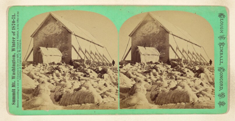 Depot - Observatory - 60 feet long, 25 high, and 22 wide. [Mt. Washington, N.H.]
