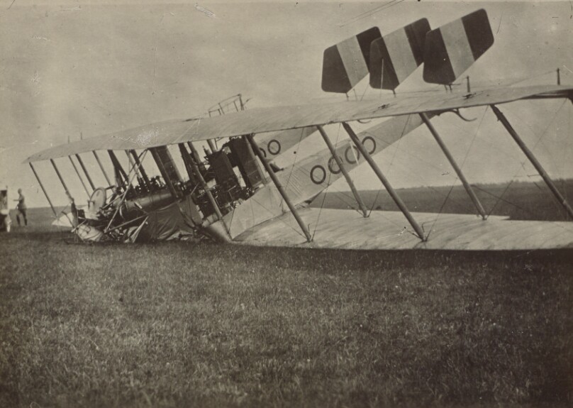 [Crashed Caproni Ca. 36]