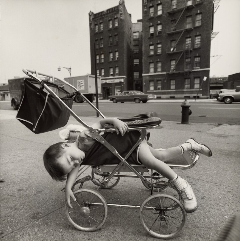 Boy in Baby Carriage, Bronx, NY