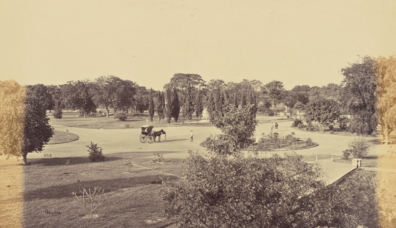 Lucknow; A View in the Wingfield Park