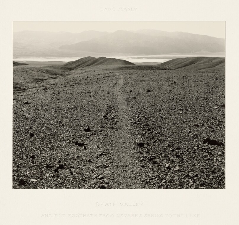 Lake Manly, Death Valley, Ancient Footpath from Nevares Springs to the Lake