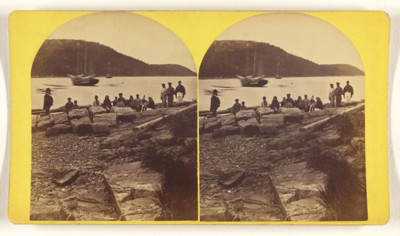 Labrador. Rigolette. Group of Esquimaux.