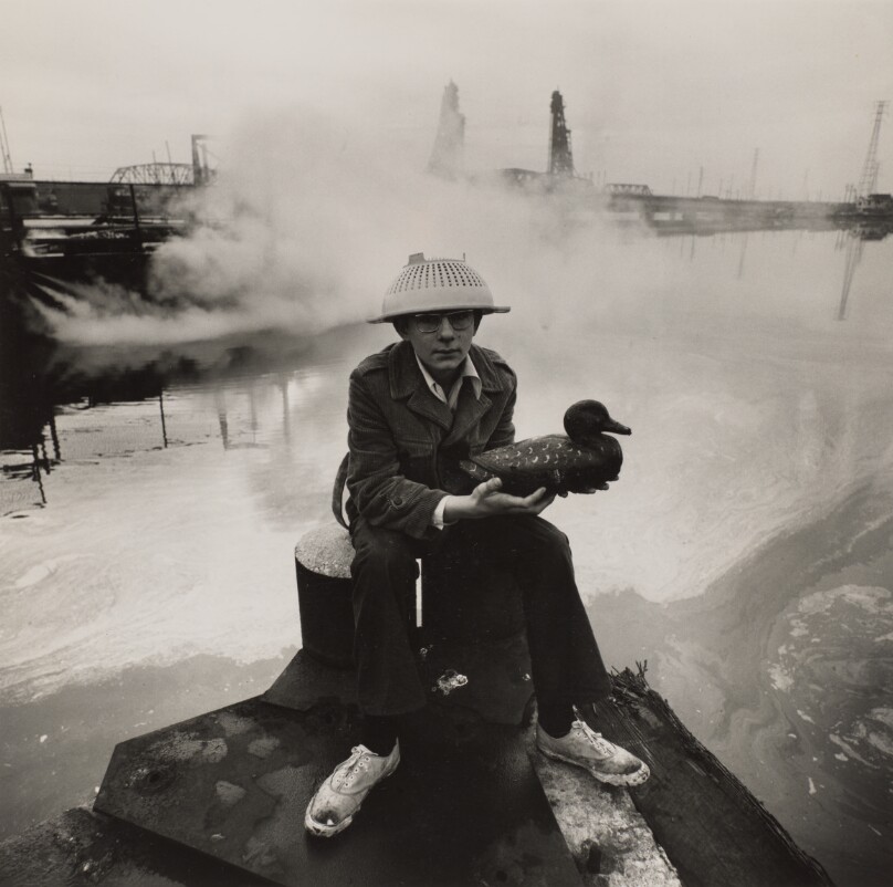 Boy with Duck Decoy, Passaic, New Jersey