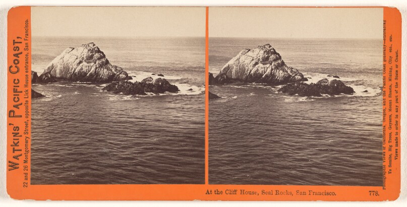At the Cliff House, Seal Rocks, San Francisco.