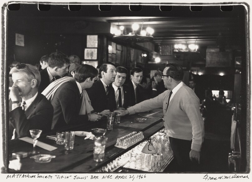 Mattachine Society “Sip-In” Julius’ Bar, New York, NY
