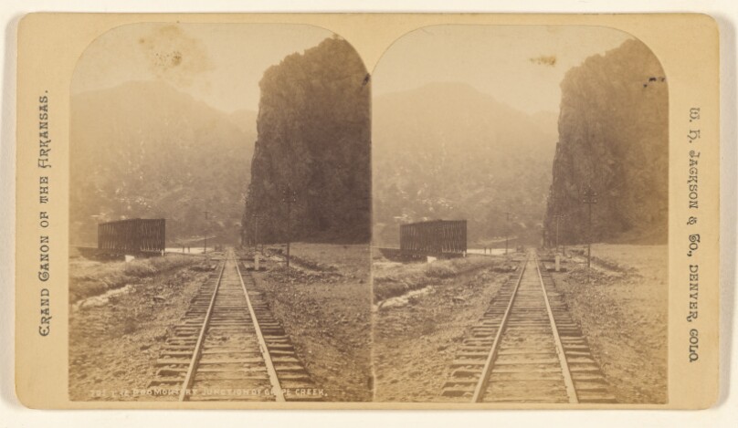 The Promontory Junction at Grape Creek [Grand Canon of the Arkansas]