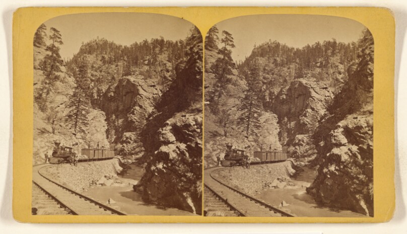 Clear Creek Canon. Silver Ore Train.