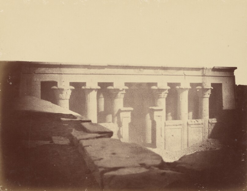 [Front View of the Main Room of the Temple of Edfu]