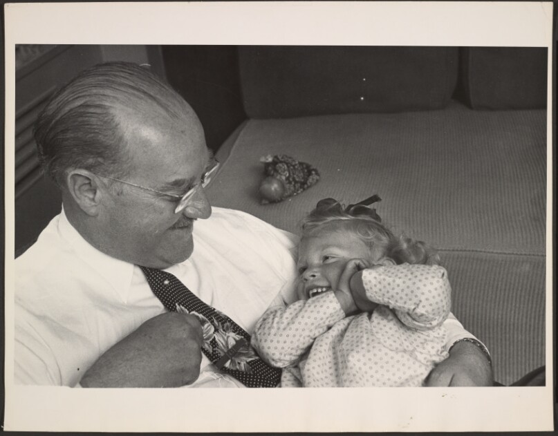 [The Congressman and the Baby]