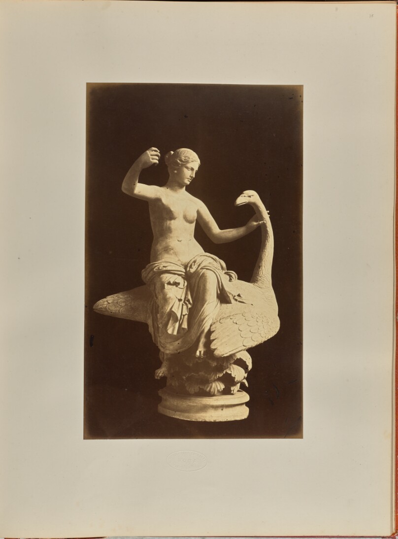 [Statue of a female figure on a swan]