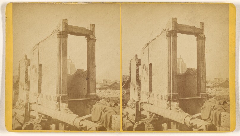 [Walkers Block, Dearborn Street, Ruins of the Chicago Fire, 1871]
