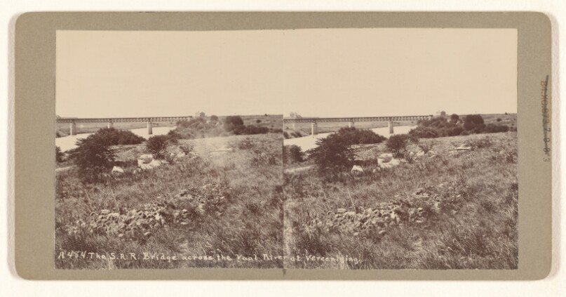 The S.A.R. Bridge across the Vaal River at Vereeniging (recto); Georgetown Blockhouse, Germiston (verso)