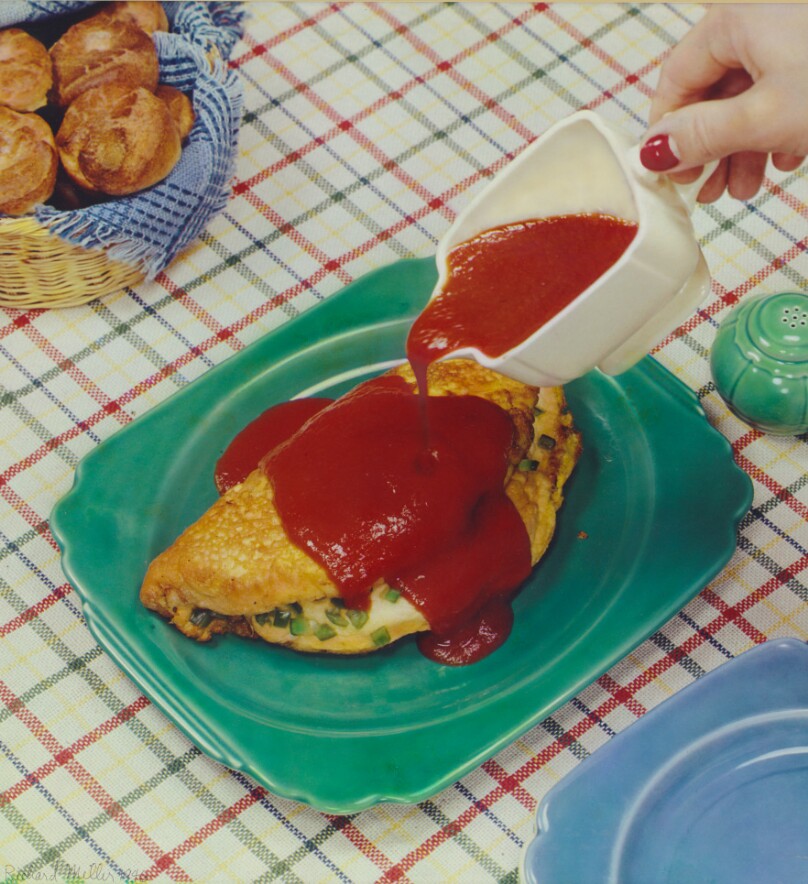 Omelette with Ketchup