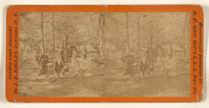 [Camping scene. Crystal Springs, Yates County, New York]