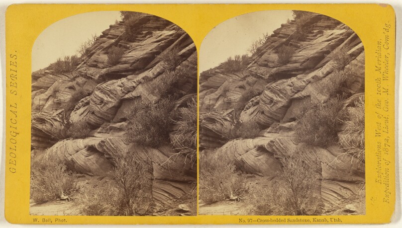 Cross-bedded Sandstone, Kanab, Utah.