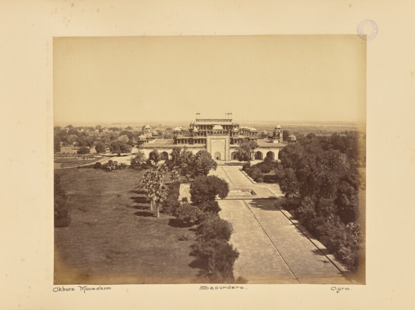 Akbars [sic] Mausoleum. Secundera. Agra