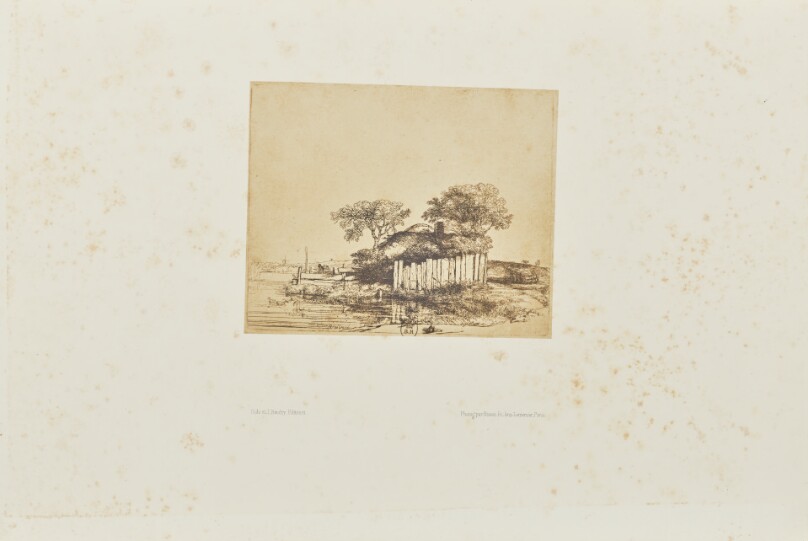 [Cottage with a white paling]