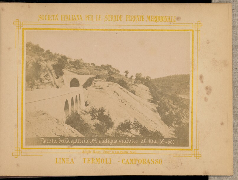 Testa della galleria No. 2 e attiguo viadotto al chilometro 39 + 600