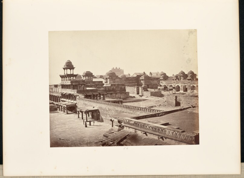 Futtypore Sikri; View of the Ruins from the Top of the Dewan-i-Kass