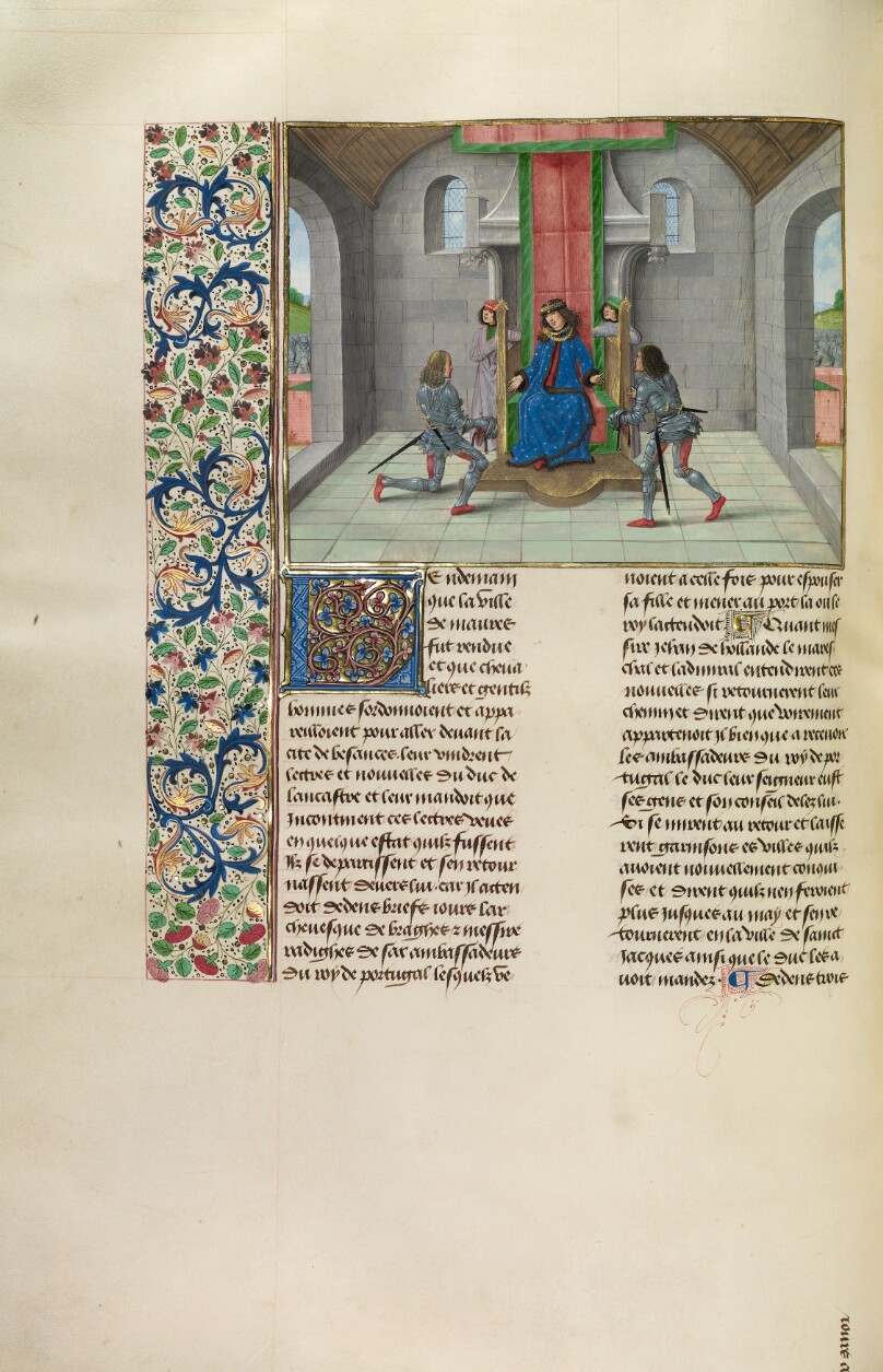 John of Gaunt Inviting Guests to his Daughter's Marriage to the King of Portugal
