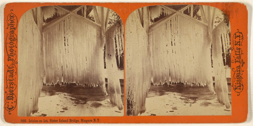 Icicles on 1st, Sister Island Bridge, Niagara N.Y.