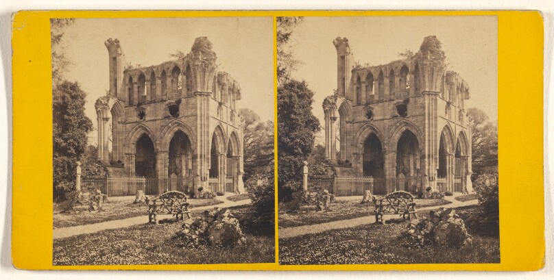 Dryburgh Abbey - Tomb of Sir Walter Scott.