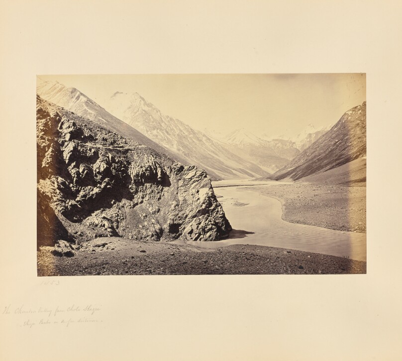 The Chandra Valley from Chota Shigri - Shigri Peaks in the Far Distance