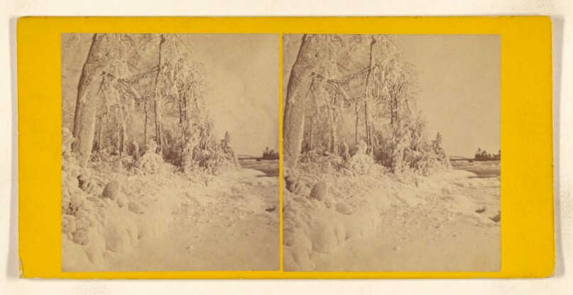 Ice Scene at Point View. [Niagara]