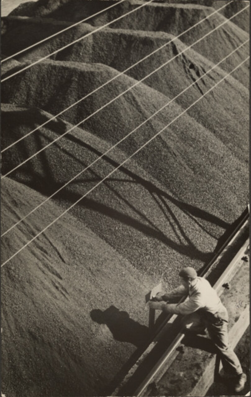[Man and power lines]