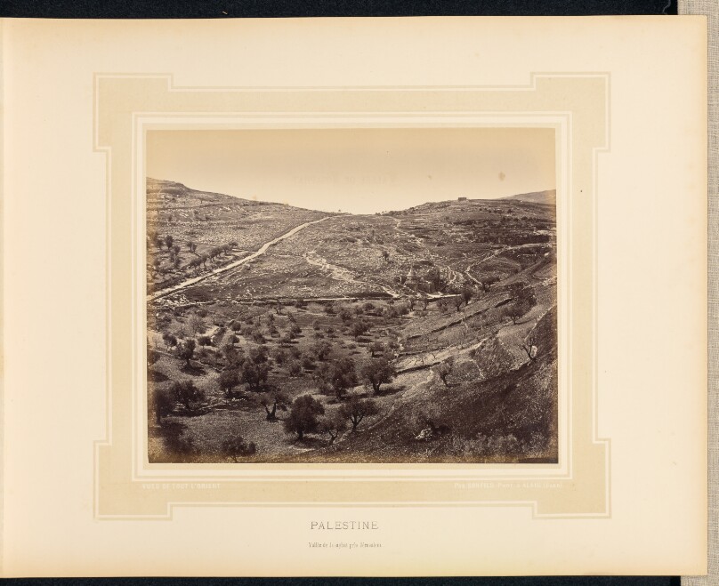 Palestine: Vallée de Josaphat près [sic] Jerusalem