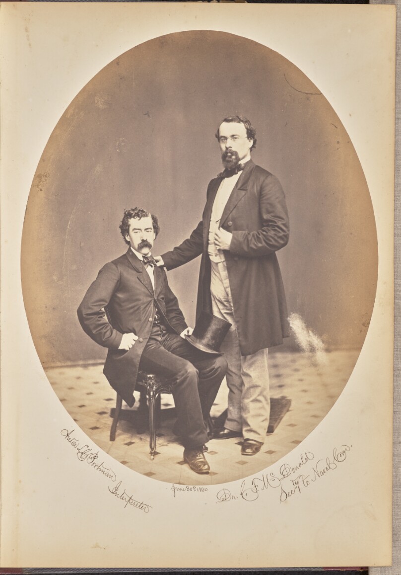 [Group portrait of two men, New York]